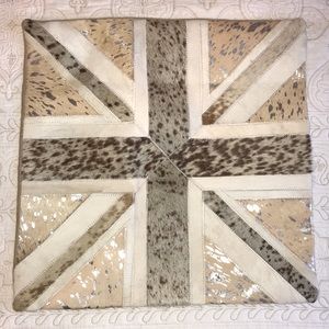 COWHIDE pillow cover